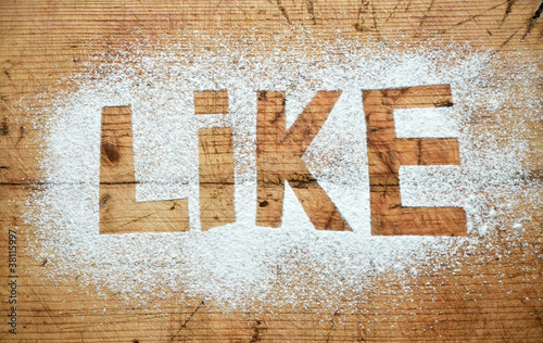 Photo: Social word Social word