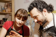 Photo: Potters at work Potters at work