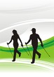 nordic walking green
