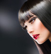 Fashion Makeup. Beauty Brunette