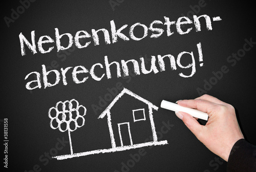 Illustration: Nebenkosten Abrechnung Nebenkosten Abrechnung