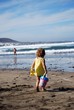 bambina al mare