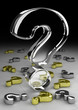 Transparent question mark