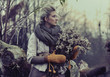 Photo: Fall lady Fall lady