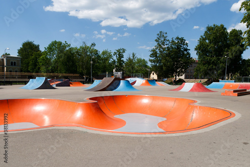 Photo: Empty skatepark Empty skatepark