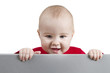 Foto: young child holding shield young child holding shield