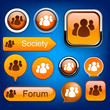 Forum high-detailed modern buttons. Forum high-detailed modern buttons.