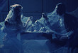 Mysterious photo of a couple drinking coffe