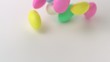Almond candies rolling, Slow Motion