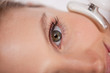 Facial treatment at the spa