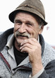 Closeup Artistic Photo of Aged Man With Grey Mustache Closeup Artistic Photo of Aged Man With Grey Mustache