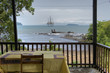 Ambas Bay with oil platform, Limbe, Cameroon