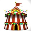 Illustration of a circus tent