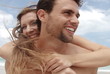 Video: Happy young couple having fun - slow motion Happy young couple having fun - slow motion
