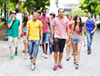 Group of people outdoors. Group of people outdoors.