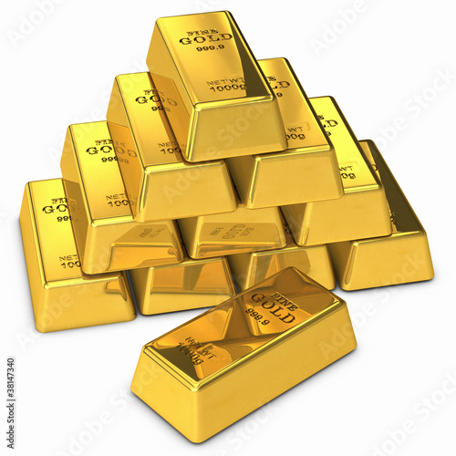 Illustration: Goldbarren Gold Goldbarren Gold