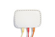 USB computer cable on white background