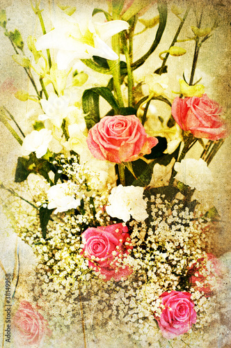 Photo: faded rose print faded rose print
