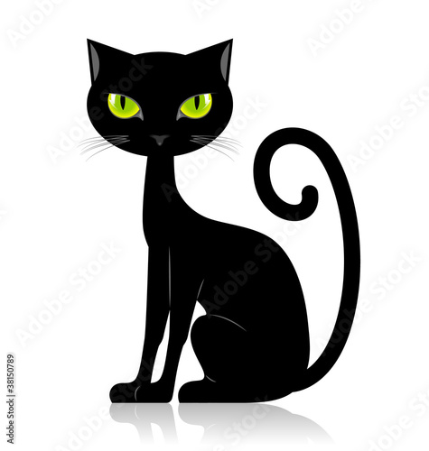 Vector: Black cat Black cat