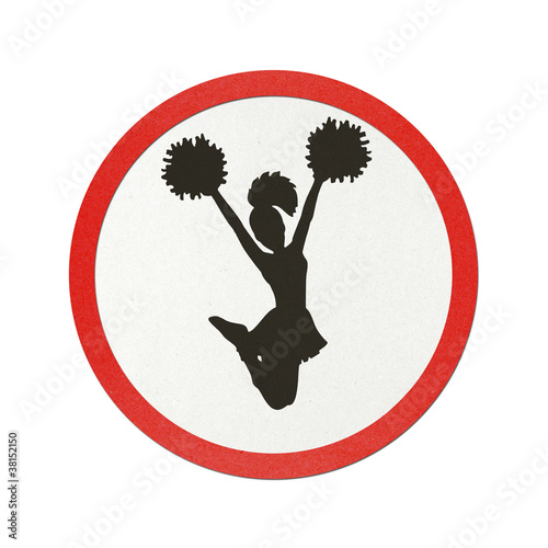 Illustration: Traffic sign recycled paper Traffic sign recycled paper