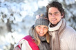 couple walking in the park