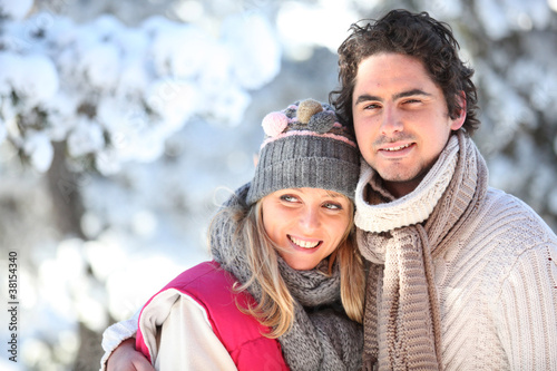 Photo: couple walking in the park couple walking in the park