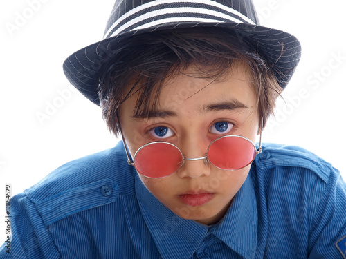 Photo: boy with spectacles boy with spectacles
