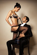 Temptress And Businessman