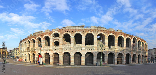 Photo: Ancient roman amphitheatre Arena in Verona, Italy Ancient roman amphitheatre Arena in Verona, Italy