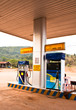 Gas station.