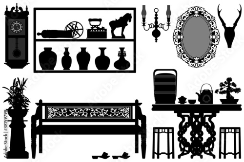 Design Furniture on Antique Traditional Furniture Design Decoration    Leremy  38159799