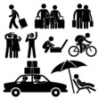 Family Couple Tourist Travel Vacation Trip Holiday Honeymoon
