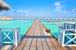 Maldives water villa