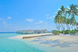 Maldives sunset beach