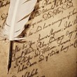 Vintage letter concept.