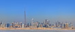Panorama Dubai city. City centre, skyscrapers