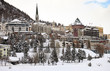 View of St. Moritz during winter, Switzerland