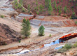 AGUAS COLOR OCRE. LAS MINAS DE RIOTINTO, ANDALUCÍA AGUAS COLOR OCRE. LAS MINAS DE RIOTINTO, ANDALUCÍA