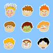 cartoon faces