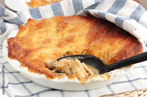Photo: Homemade chicken pie Homemade chicken pie