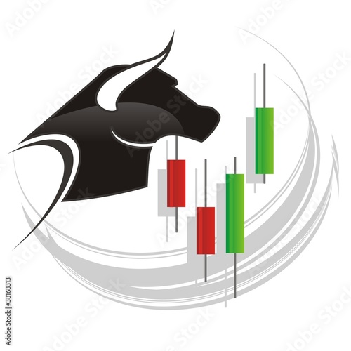 Vektor: Bull Trading Logo Bull Trading Logo