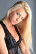 serious blonde