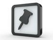 Button Pin schwarz