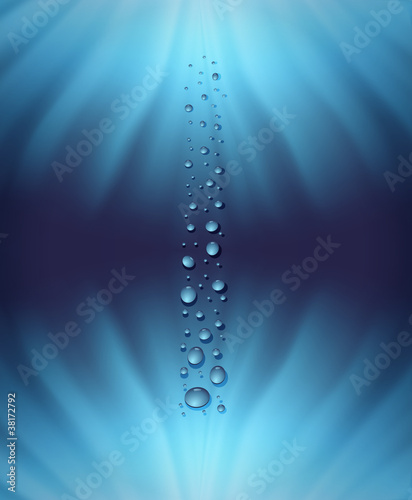 Vector: blue background water blue background water