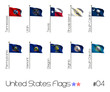 Collection of US Flags
