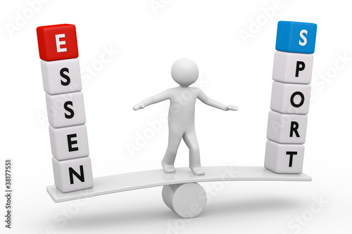 Illustration: essen-sport-balance essen-sport-balance
