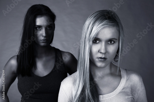 Photo: Unhappy women with relationship problems Unhappy women with relationship problems