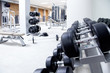 Fitness club weight training equipment gym