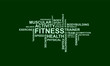 Vector: fitness background fitness background