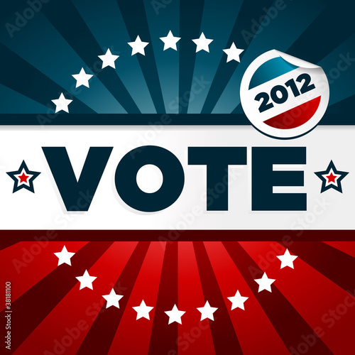 Vector: Patriotic Election Poster Patriotic Election Poster